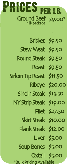 Beef Price LIst